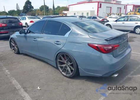 2021 Infiniti Q50 Red Sport 400 из США, поврежденный, VIN JN1FV7DP4MM850047